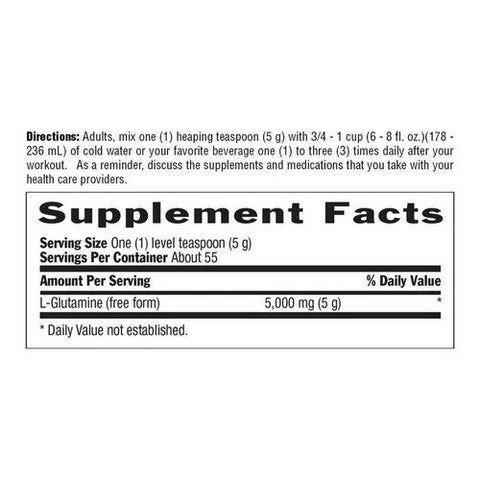 Country Life, Glutamine Pure Powder, 9.7 Oz Country Life