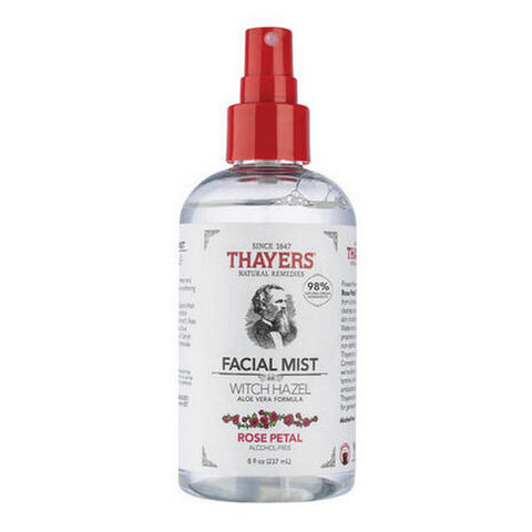 Thayers, Witch Hazel Facial Mist Toner Rose Petal, 8 Oz