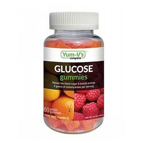 Yum-V's, Glucose Gummies Great Fruit Flavors, 60 Count