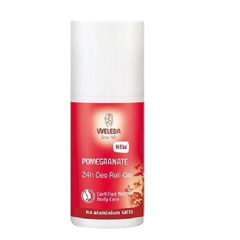 Weleda, 24 Hour Roll On Deodorant Pomegranate, 1.69 Oz