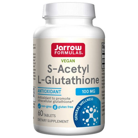 Jarrow Formulas, S-Acetyl L-Glutathione, 100 Mg, 60 Tabs Jarrow Formulas
