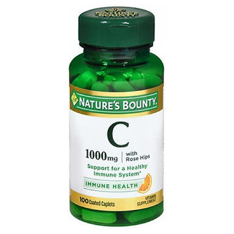 Nature's Bounty, Vitamin C Plus Rose Hips, 1000 mg, 24 X 100 Caplets