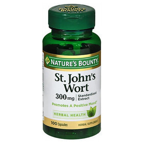Nature's Bounty, Nature's Bounty St. Johns Wort Herbal Supplement, 300 mg, 24 X 100 Caps