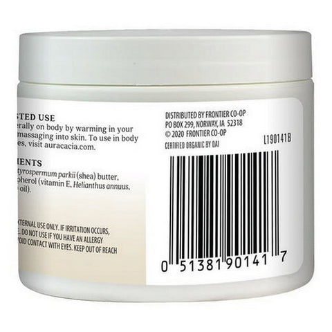Aura Cacia, Organic Body Butter Shea Unrefined, 3.25Oz