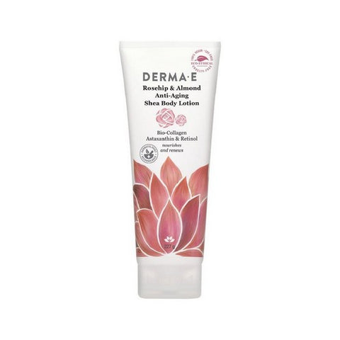 Derma e, Body Lotion, Rosehip Almond 8 Oz