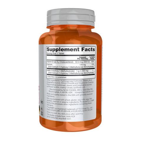 Now Foods, HMB Double Strength, 1000 mg, 90 Tabs