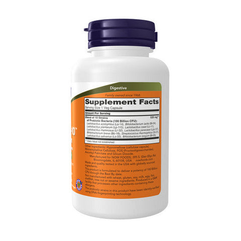Now Foods, Probiotic-10, 100 Billion, 60 Vegcaps Now Foods