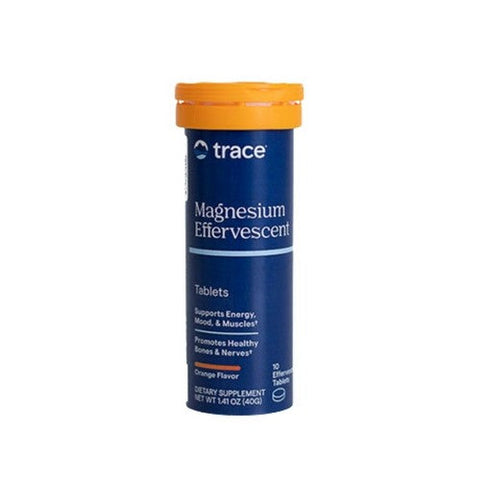 Trace Minerals, Magnesium Effervescent Orange, 150 mg, 8 Tablets Trace Minerals