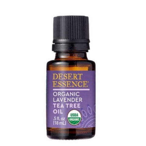 Desert Essence, Organic Lavender Tea Tree Oil, 0.6 Fl Oz