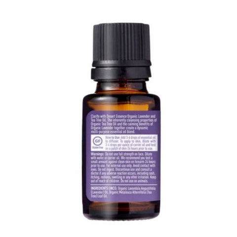 Desert Essence, Organic Lavender Tea Tree Oil, 0.6 Fl Oz