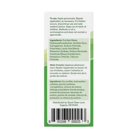 Good Clean Love, Bionude Personal Lubricant Ultra Sensitive, 3 Oz