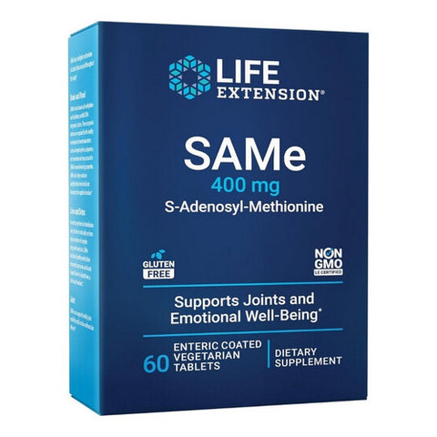 Life Extension, SAMe (S-Adenosyl-Methionine), 400mg, 60 Enteric Coated Tabs