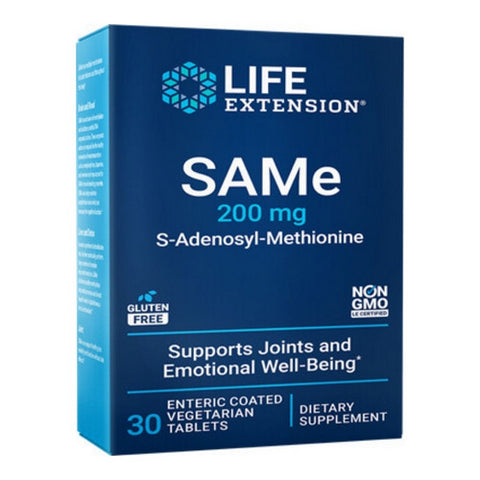 Life Extension, SAMe S-Adenosyl-Methionine Enteric Coated, 200 Mg, 30 Tabs