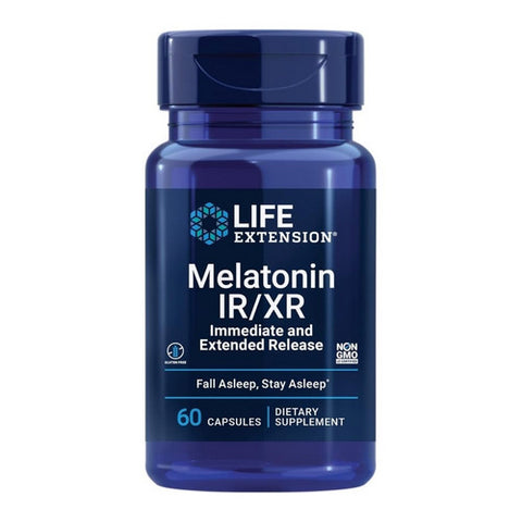 Life Extension, Melatonin IR/XR, 1.5mg, 60 Caps