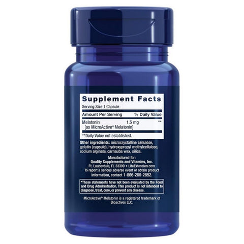 Life Extension, Melatonin IR/XR, 1.5mg, 60 Caps
