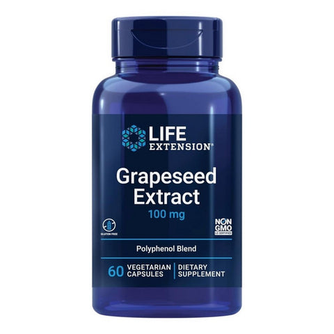 Life Extension, Grapeseed Extract, 100 mg, 60 Veg Caps