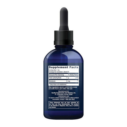 Life Extension, Fast-Acting Liquid Melatonin, 3mg, Citrus-Vanilla Flavor 2 Oz
