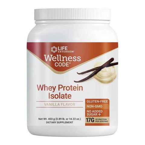 Life Extension, Whey Protein Isolate, Vanilla 403 Grams