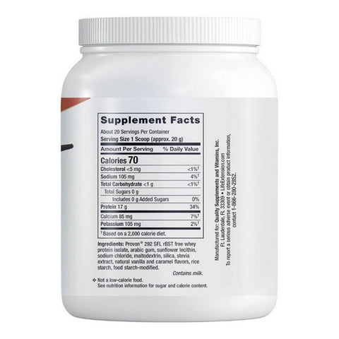 Life Extension, Whey Protein Isolate, Vanilla 403 Grams