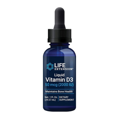 Life Extension, Liquid Vitamin D3, 50 mcg (2000 IU), 1 Oz