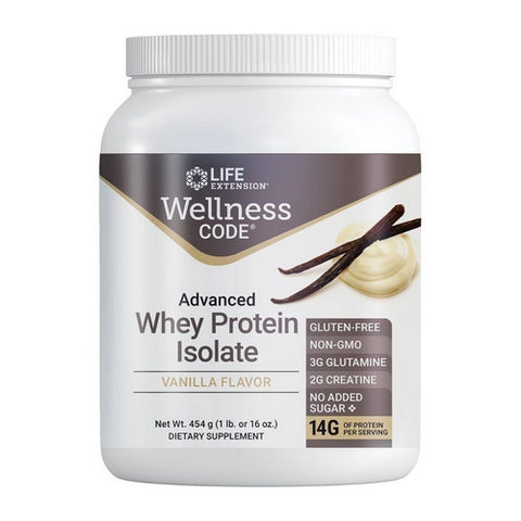 Life Extension, Advanced Whey Protein Isolate, Vanilla 454 Grams