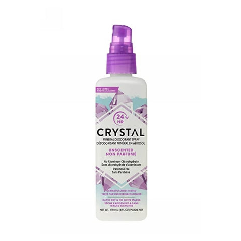 Crystal, Crystal Body Deodorant, Spray 4 Fl Oz