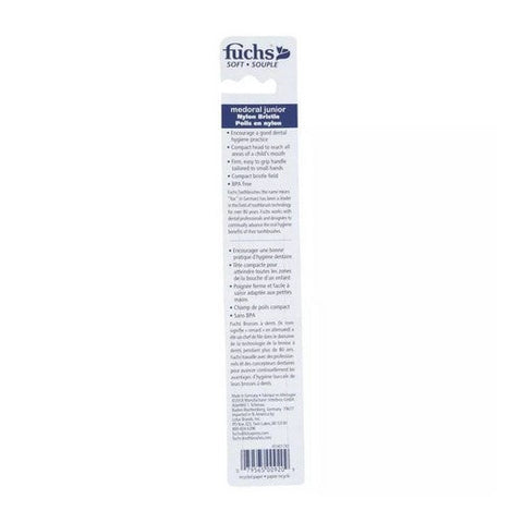 Fuchs Child/ Adult Toothbrushes, Medoral Junior Nylon Toothbrush, Soft 1 EACH Fuchs Child/ Adult Toothbrushes