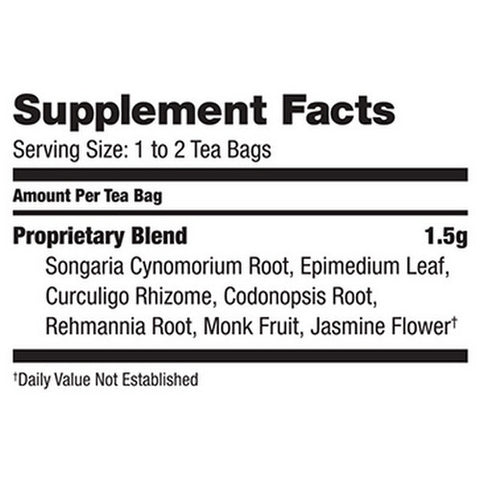 Bravo Tea & Herbs, Male Vitality Tea, 20 Bags