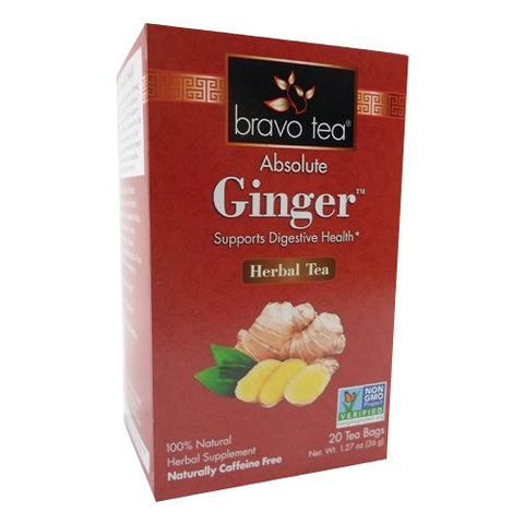 Bravo Tea & Herbs, Absolute Ginger Tea, 20 Bags