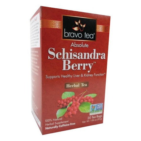 Bravo Tea, Absolute Schisandra Berry Herbal Tea, 20 bags