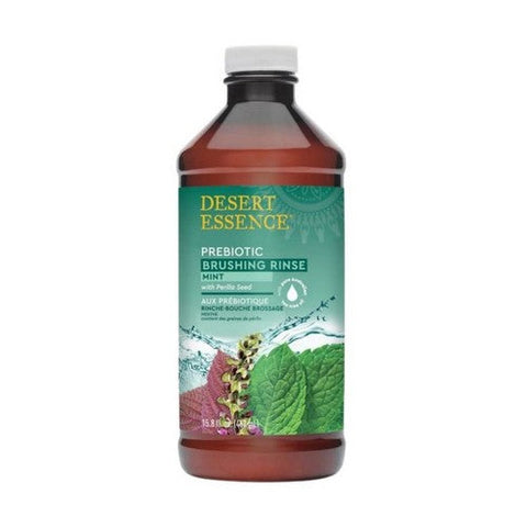 Desert Essence, Prebiotic Plant-Based Brushing Rinse Mint, 15.8 Oz Desert Essence