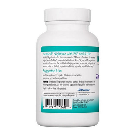 Nutricology/ Allergy Research Group, ZenMind Nighttime, 60 Veg Caps