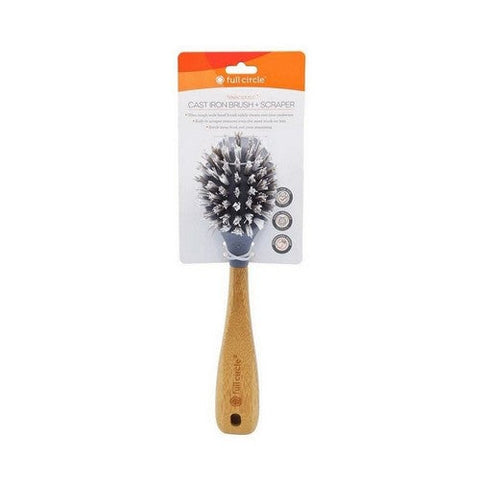 Full Circle Home, Tenacious C Cast Iron Brush + Scraper, 1 Count Full Circle Home
