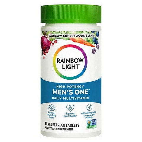Rainbow Light, High Potency Men's One Daily Multivitamin, 60 Tablets Rainbow Light