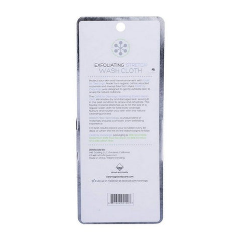 Cleanlogic, Exfoliating Stretch Bath & Shower Wash Cloth, 1 Count