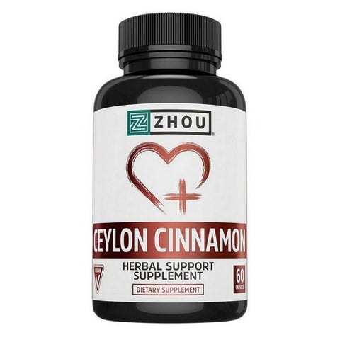 Zhou Nutrition, Ceylon Cinnamon, 60 Veg Caps