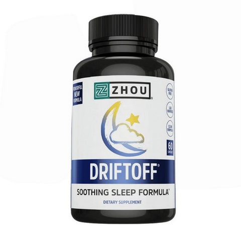 Zhou Nutrition, Driftoff Soothing Sleep Formula, 60 Veg Caps