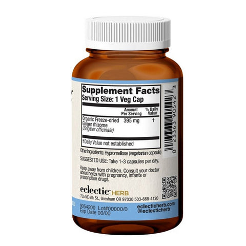 Eclectic Herb, Ginger, 395 Mg, 50 Caps