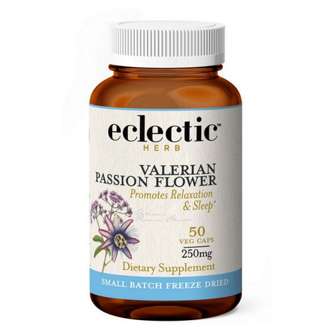 Eclectic Herb, Valerian-Passion Flower, 50 Caps