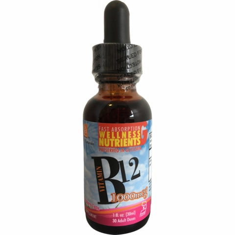 L. A .Naturals, Vitamin B12 Cyano, 1000 mcg, 1 Oz