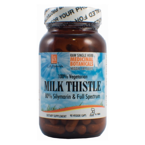 L. A .Naturals, Milk Thistle Raw Herb, 90 Veg Caps