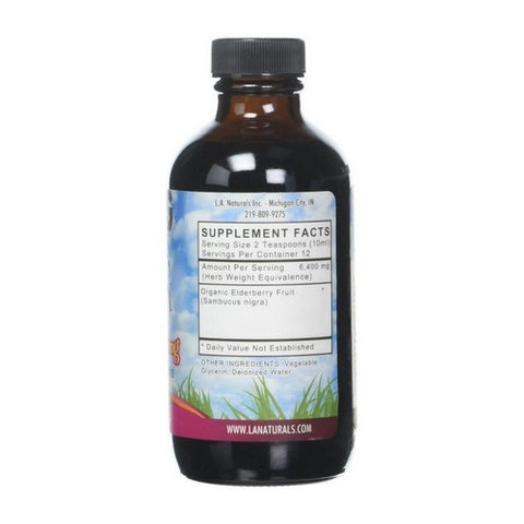 L. A .Naturals, Sambucus Elderberry Syrup, 4 Oz