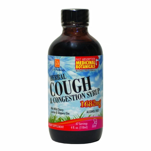 L. A .Naturals, Cough & Congestion Syrup, 4 Oz