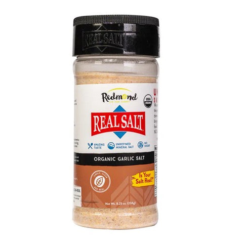 Redmond, Organic Garlic Salt, 8.25 Oz