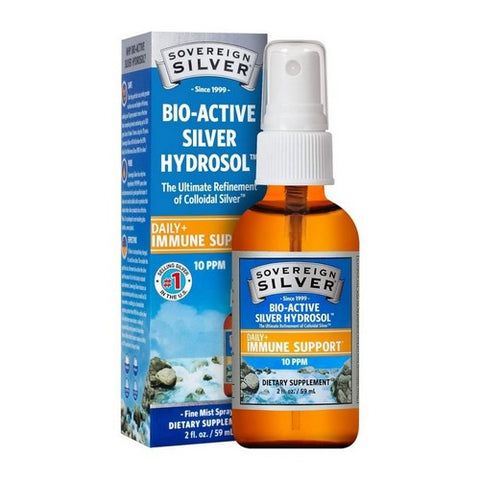 Sovereign Silver, Bio-Active Silver Hydrosol For Sinus Relief Colloidal Silver Nasal Spray, 2 Oz