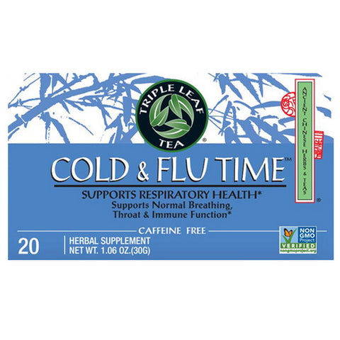 Triple Leaf Tea, Cold And Flu Time Tea, 20 Bags