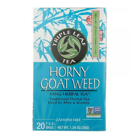 Triple Leaf Tea, Horny Goat Weed Tea, 20 Bags