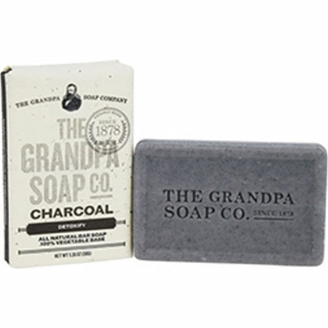 Grandpa's Brands Company, Detoxify Charcoal Face And Body Bar Soap, Charcoal 1.35 Oz
