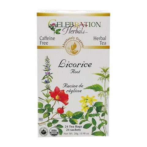 Celebration Herbals, Organic Licorice Root Tea, 24 Bags