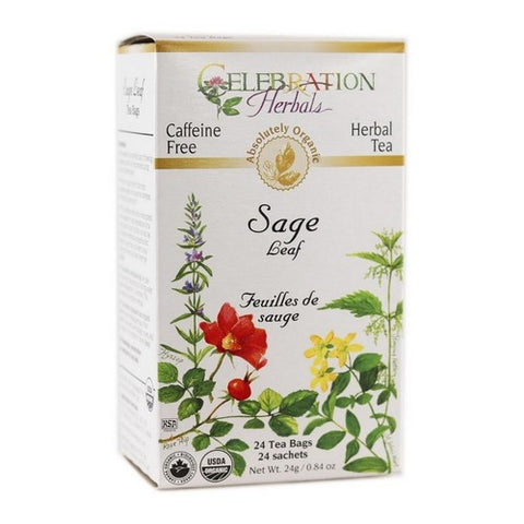 Celebration Herbals, Organic Sage Leaf Tea, 24 Bags